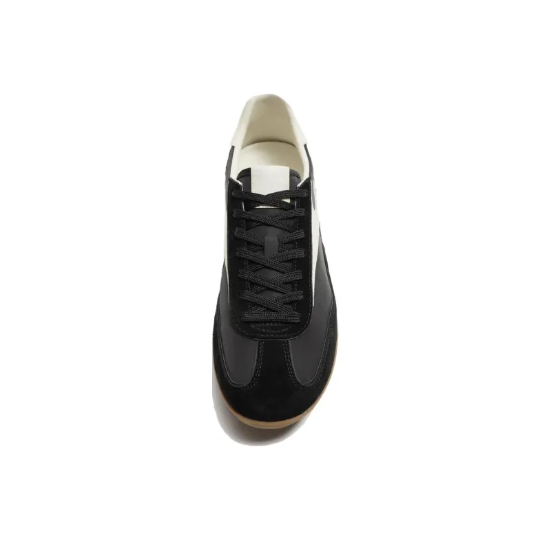 ZARA Slip Resistant Low Top Casual Shoes Men's Black White-3