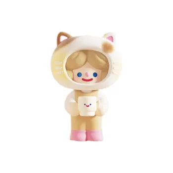 FINDING UNICORN 105% Milk Coffee Cat Cat RICO Hang Tag Box