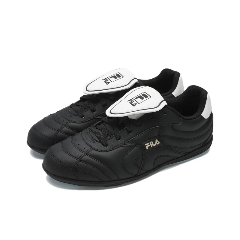 FILA Anti-Slip Wear-Resistant Soccer Shoes Men's Black-1