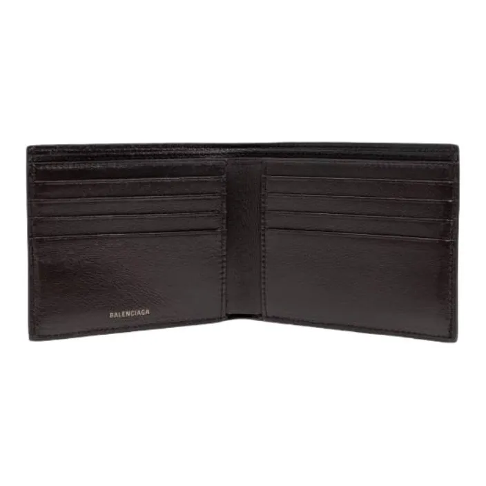 Balenciaga Vintage Effect Bifold Wallet-3