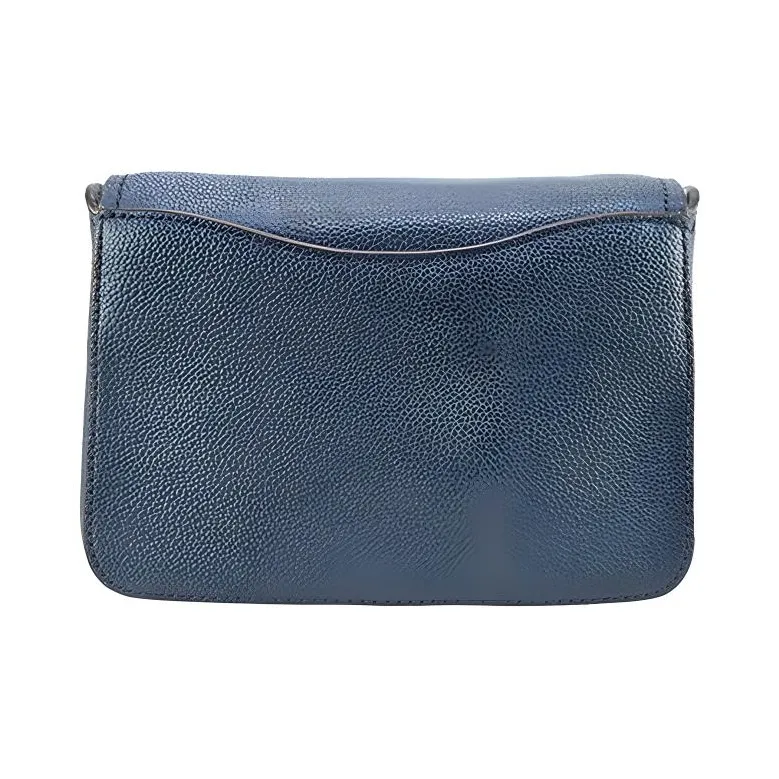 MICHAEL KORS Wanda Cow Leather Shoulder Bag Crossbody Bag Small Size Women's Navy Blue-2
