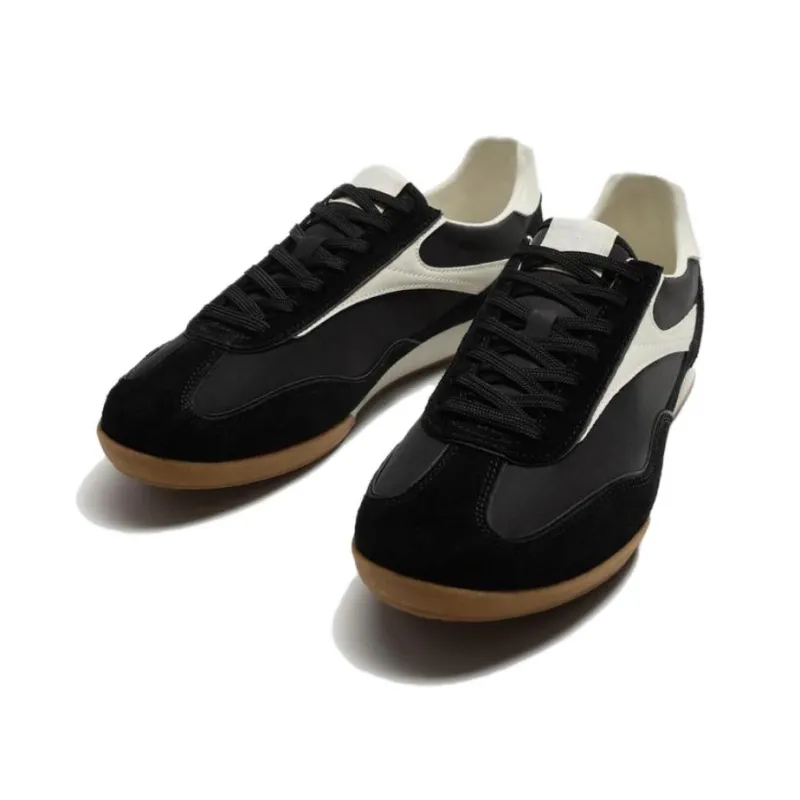 ZARA Slip Resistant Low Top Casual Shoes Men's Black White-2