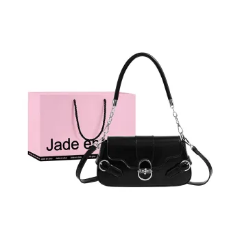 Jade En Plus PU Shoulder Bag, Crossbody Bag Regular Women's Black/Brown/White
