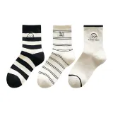 [3 Pack]Wide Stripes+Pinstripe+"Eating Dog"