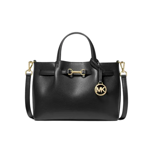 MICHAEL KORS Cow Leather Shoulder Bag, Crossbody Bag, Handbag Small Size Women's Black