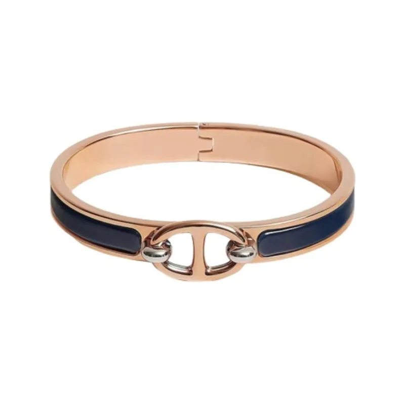 HERMES Enamel Bangles Men's Multicolor-2