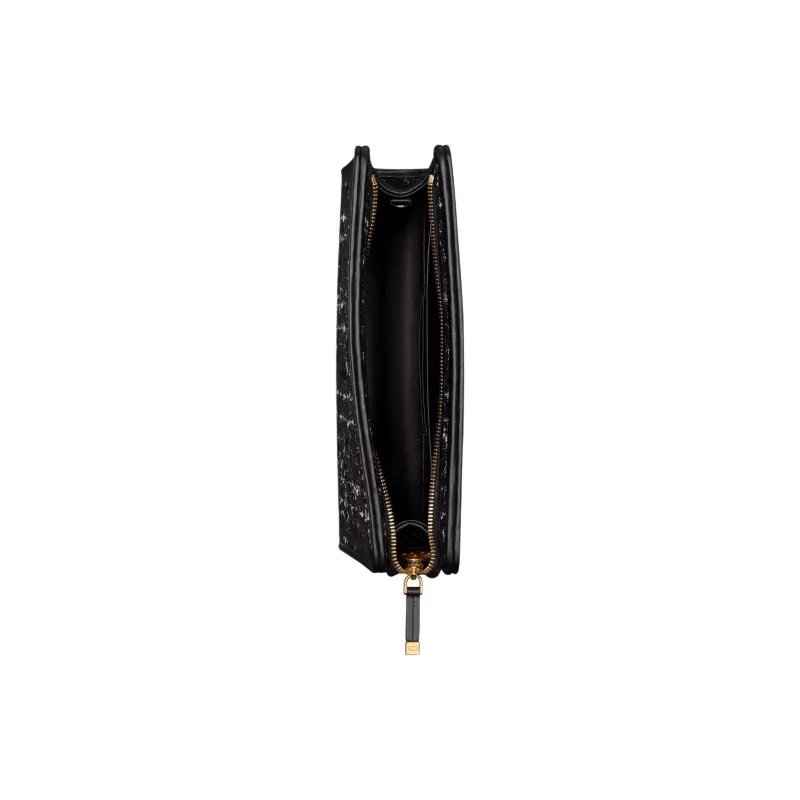 DIOR 30 Montaigne Cotton Clutch Women's Black-2