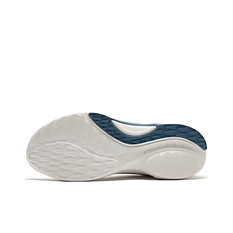 361° Cushioning, Breathable, Lightweight, Rebound Low Top Running Shoes Men's White Blue-2