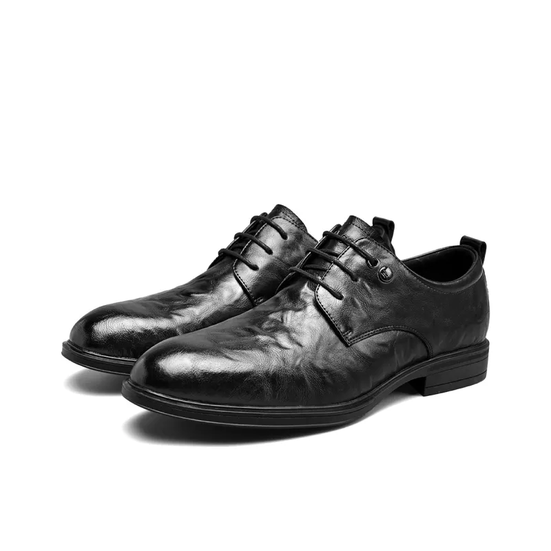 HLA Dress Shoes Men Low Top-1