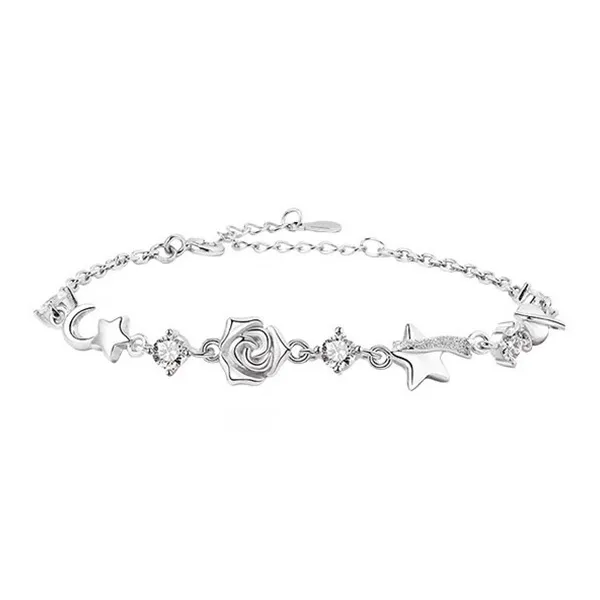 FROMLOVER 925 Sterling Silver Bracelets Women's-0