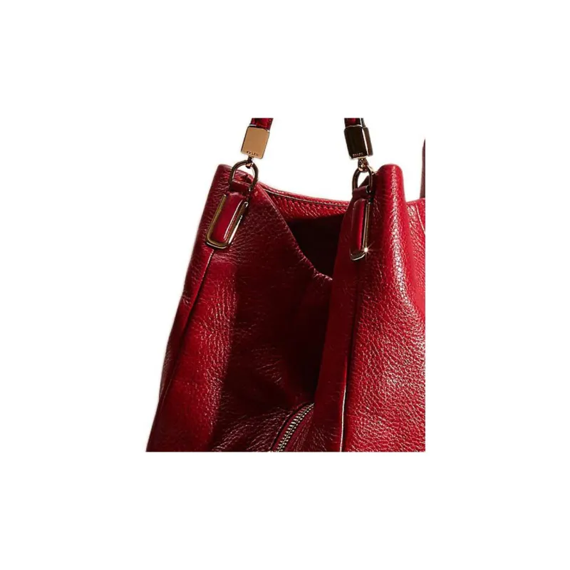 COACH Madison Leather Tote Bag Shopping Bag Handbag Shoulder Bag Large Size Women's Vintage Red-3