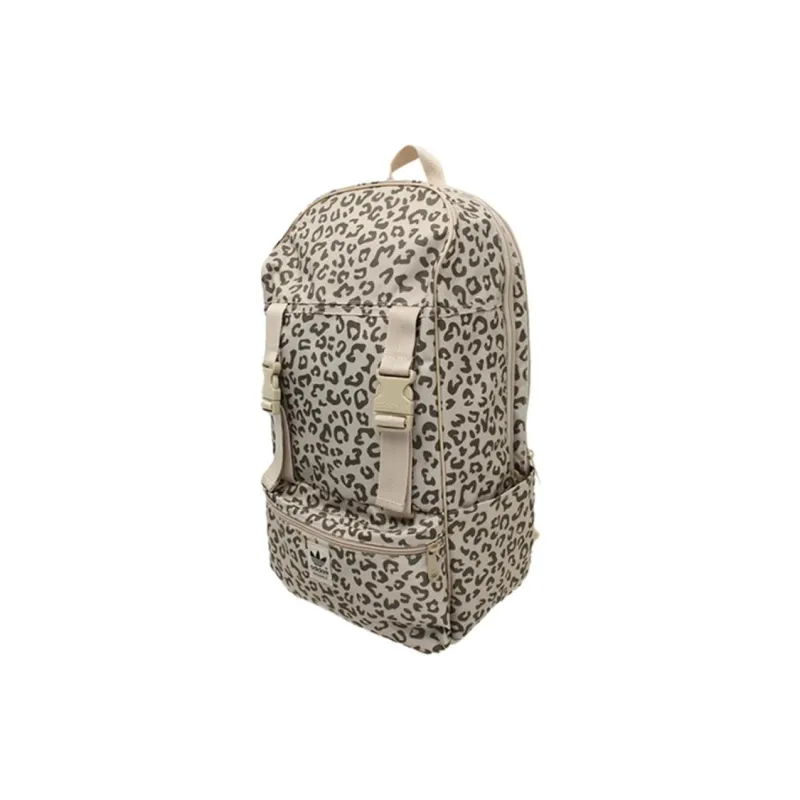 Adidas Polyester Backpack Regular Unisex Leopard Print-2