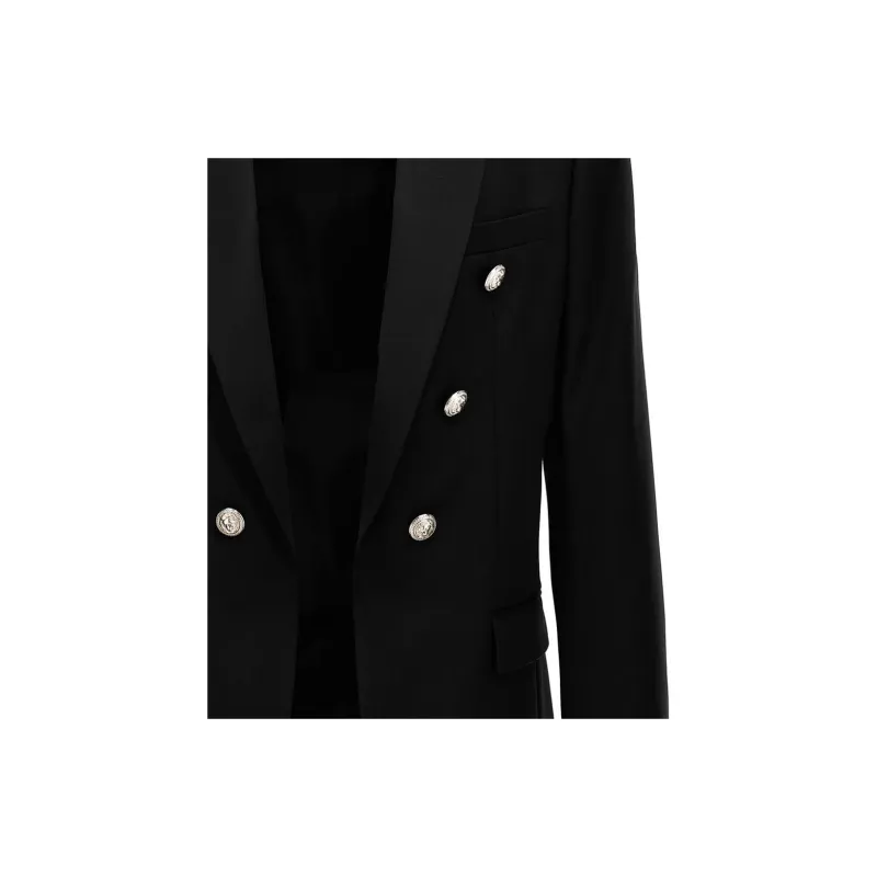 BALMAIN Button Embellished Tailored Blazer-3