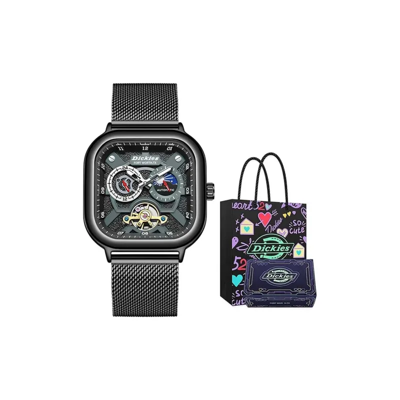 Dickies Wrist Watch Mechanical Movement White Dial Unisex Box Limited Edition-1