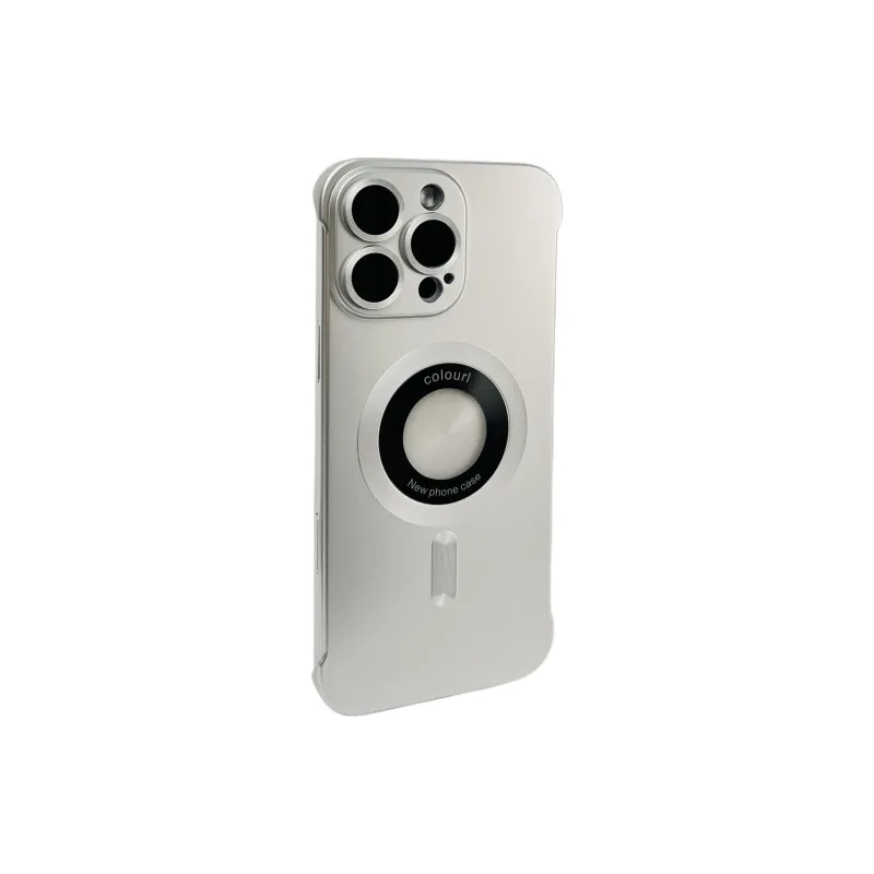 Wei Xin Acrylic Material Frameless Label Magnetic Phone Cases Compatible With IPhone 16/15 Pro Max/Apple 13/14 Pro/Max-1
