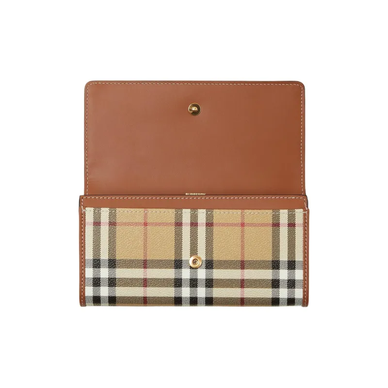 Burberry Leather Wallet Women's Archive Beige-6