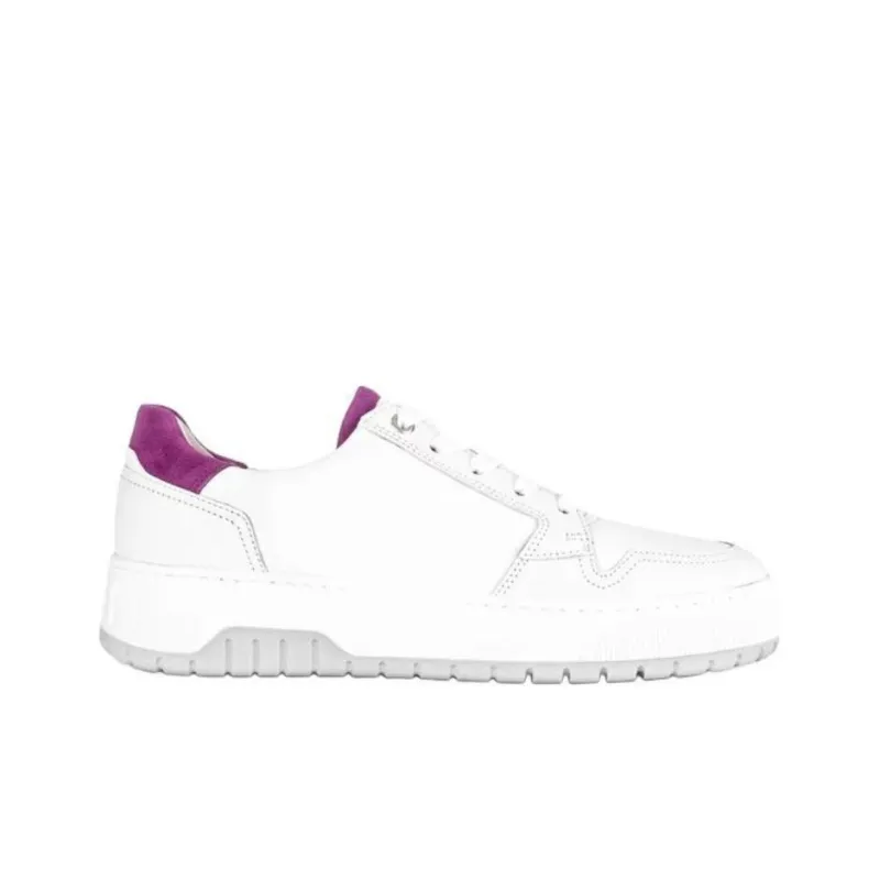 Gabor Comfort Low Top Casual Shoes Women's White Purple-1