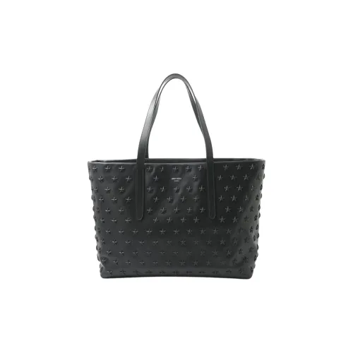 Jimmy Choo Cow Leather Tote Bag Shopping Bag Handbag Men's Black