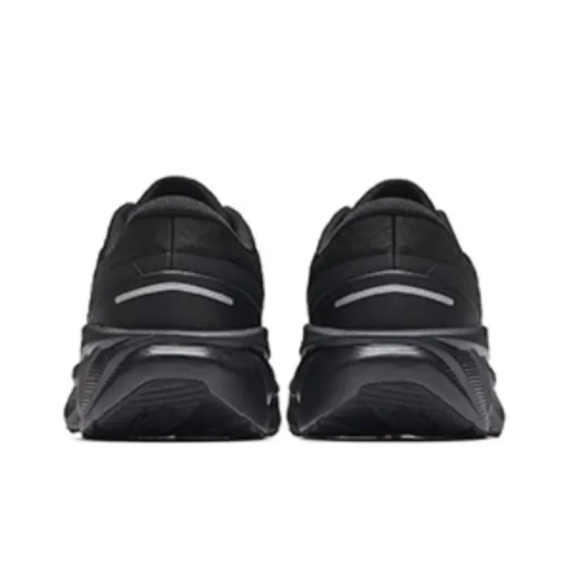 Anta Travel Cushioned Slip-Resistant Low-Top Casual Running Shoes Men's Black Silver-2