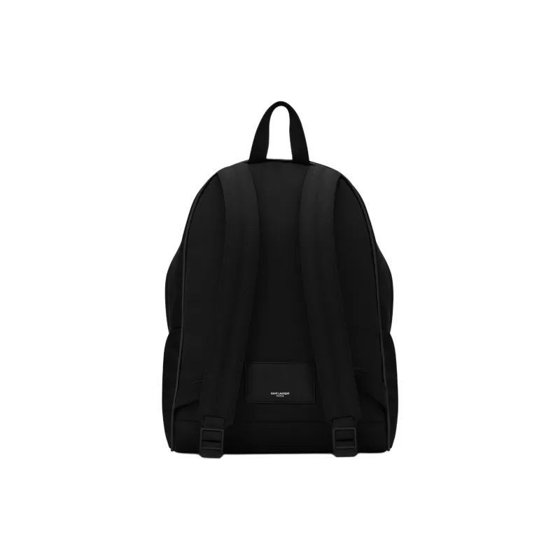 SAINT LAURENT City Fabric Backpack Men's Black-2