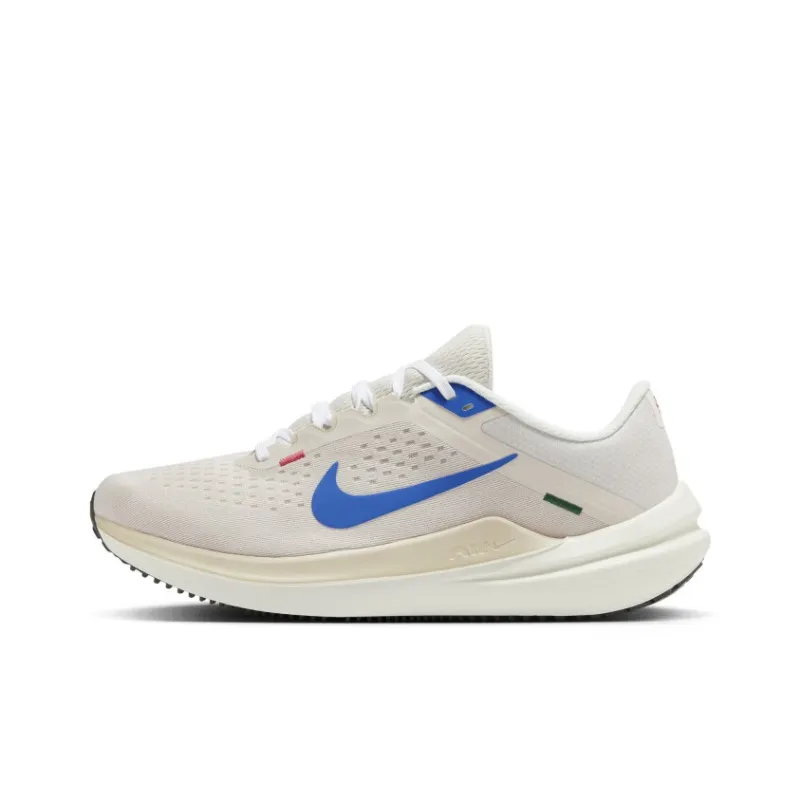 Nike Air Winflo 10 Anti Slip Wear Resistant Low Top Casual Running Shoes Men's Beige Blue-0