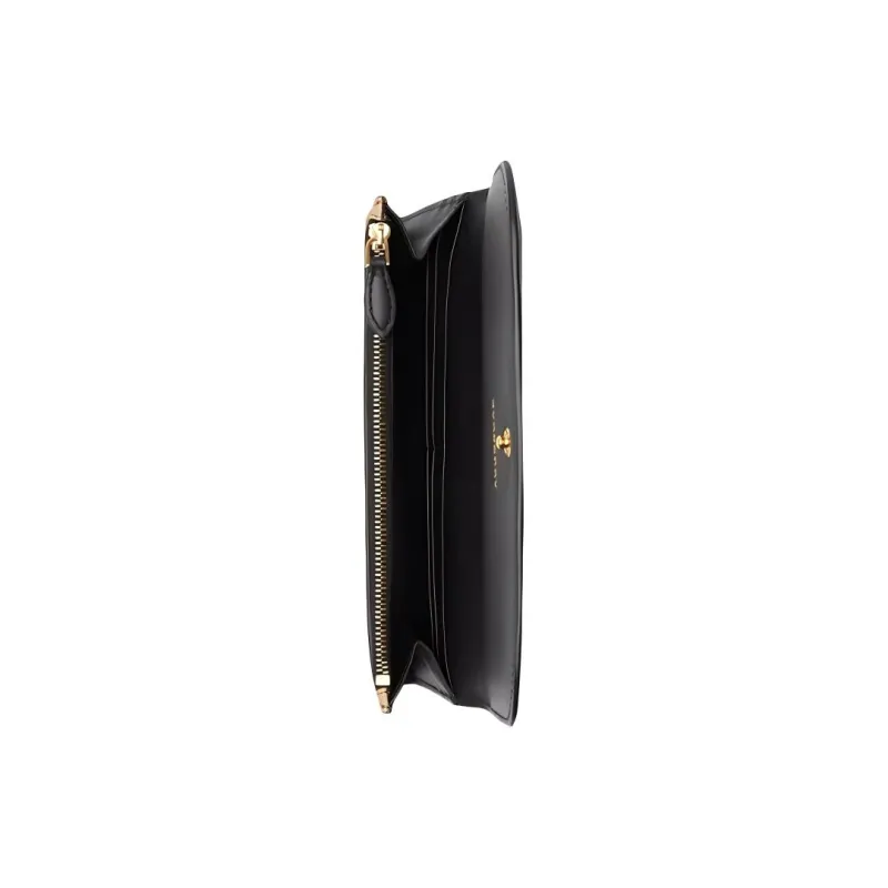 Burberry Cow Leather Card Holder Wallet Women's Beige-3