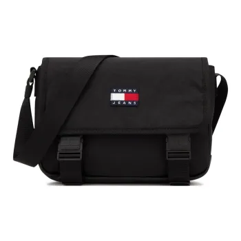 Tommy Hilfiger Polyamide Crossbody Bag Medium Size Men's Black