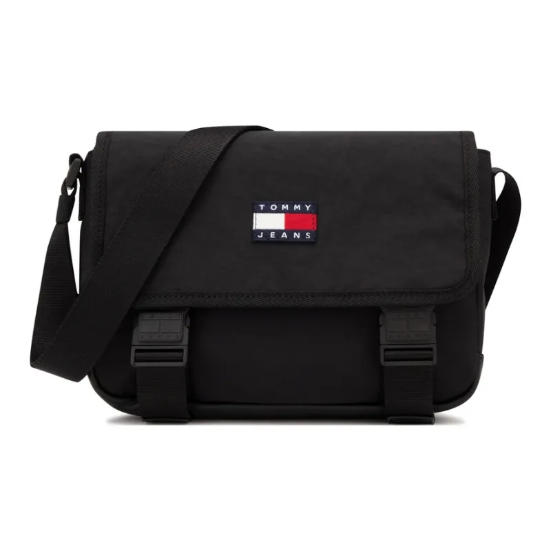 Tommy Hilfiger Polyamide Crossbody Bag Medium Size Men's Black-0