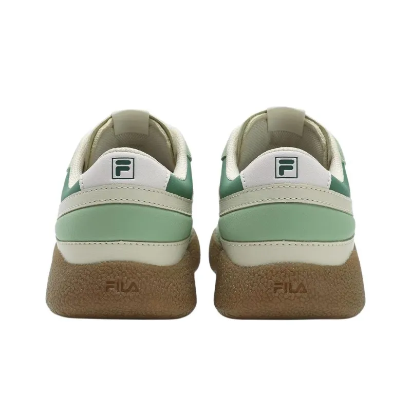 FILA PENGUIN Shoes Anti Slip Wear Resistant Low Top Skateboard Shoes Women's Green-3