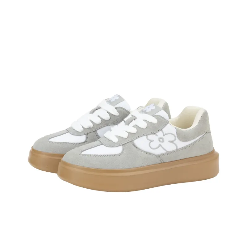 WE FLOWER Skateboard Shoes Unisex Low Top White-10
