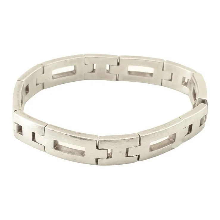 HERMES 925 Sterling Silver Bracelets Unisex Silver-1