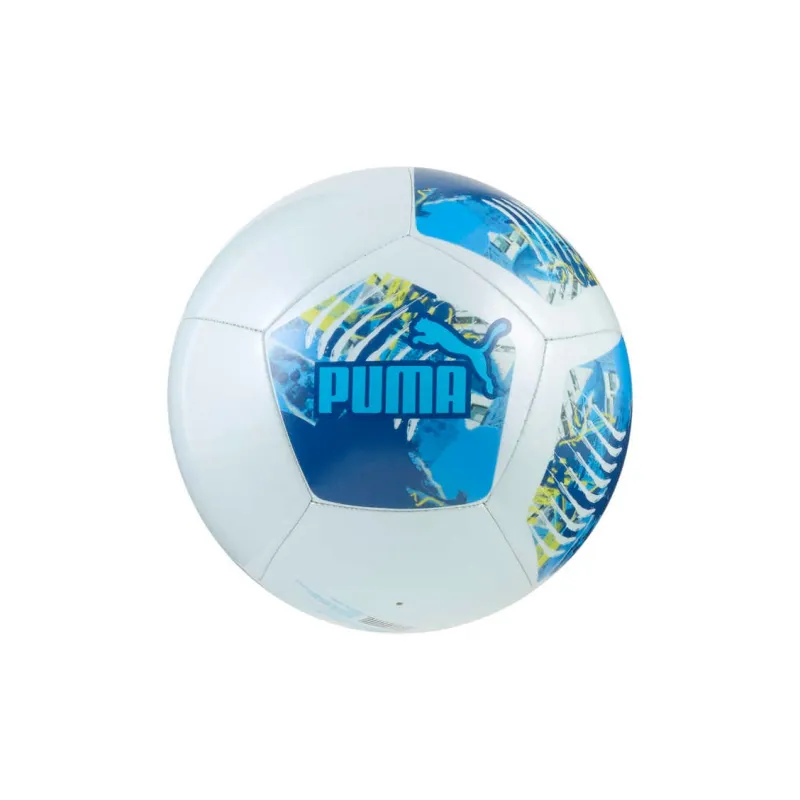PUMA x MCFC Size 5 Soccer PU Machine Stitched Soccer Ball Unisex White Blue-0