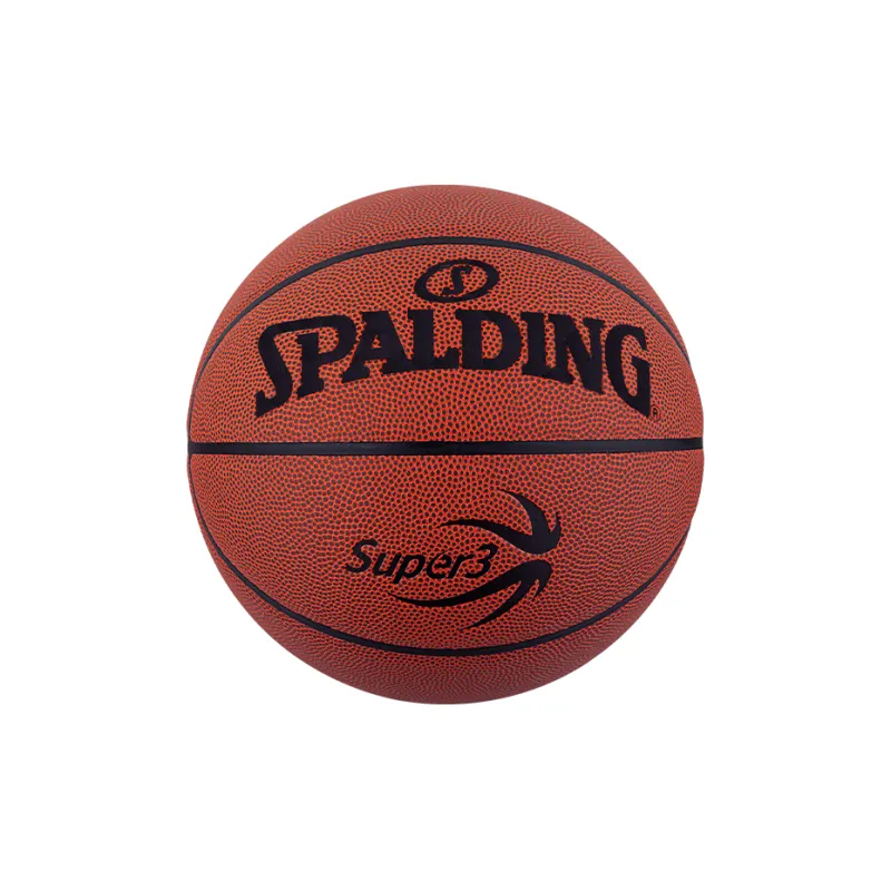 SPALDING SUPER3 Super League Series Hard Surface PU Basketball Brown Size 7 Ball Training Match Unisex-2