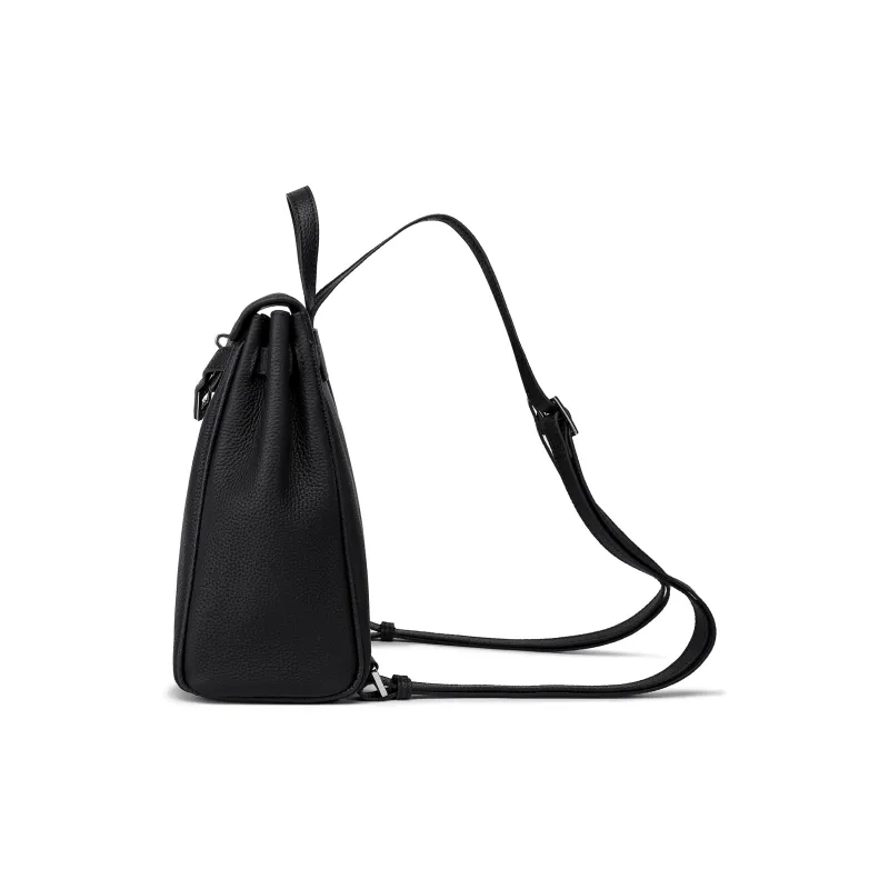 FAIRWHALE PU Backpack Regular Women's Black/Brown/Ebony-2