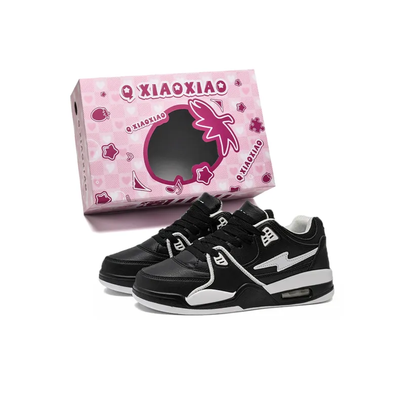 Circle Small Anti-Slip Wear-Resistant Lightweight Breathable Low-Top Skateboard Shoes Unisex Box Included-19