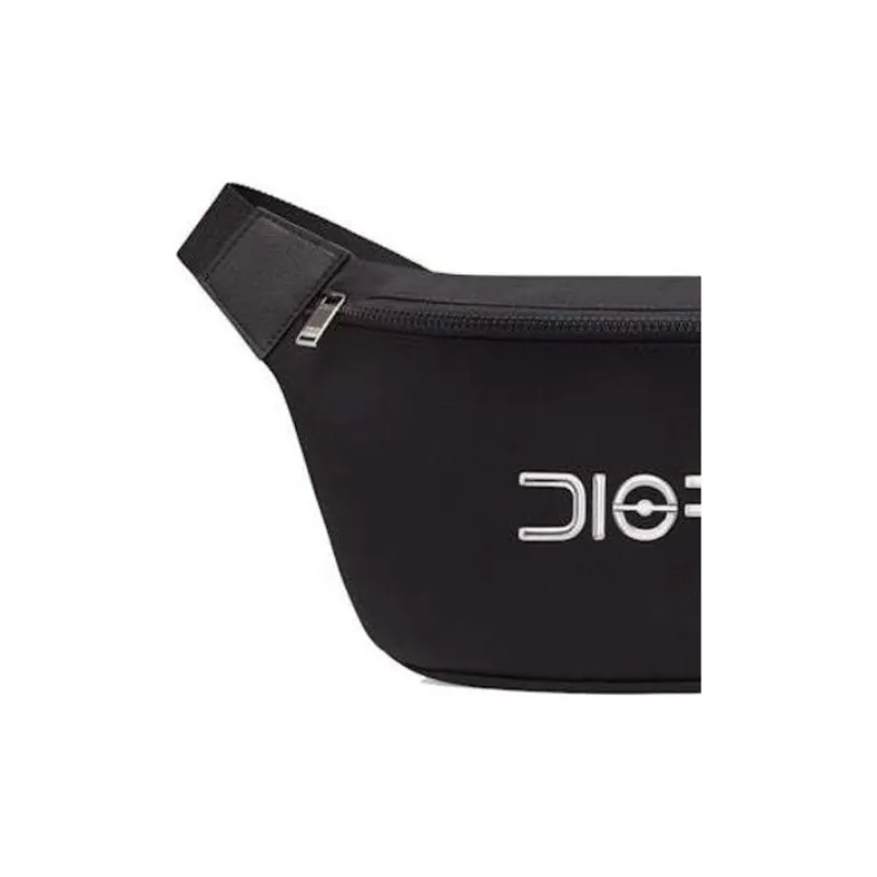 DIOR Sorayama Collaboration Nylon Fanny Pack Unisex Black-3