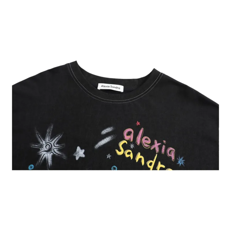 Alexia Sandra Ocean Encounter T Shirt Unisex Black-2