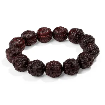 PUTUOSHANWENCHUANG Rosewood Bracelets Unisex