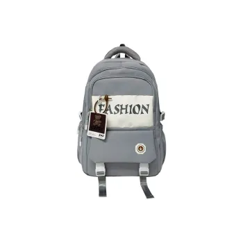 Yalu Nylon Backpack Regular Unisex Gray/Black/Red/Khaki