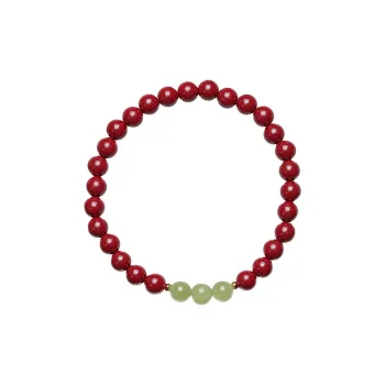 ZUIWENGLANGYASHANWENCHUANG Cinnabar Bracelets Unisex