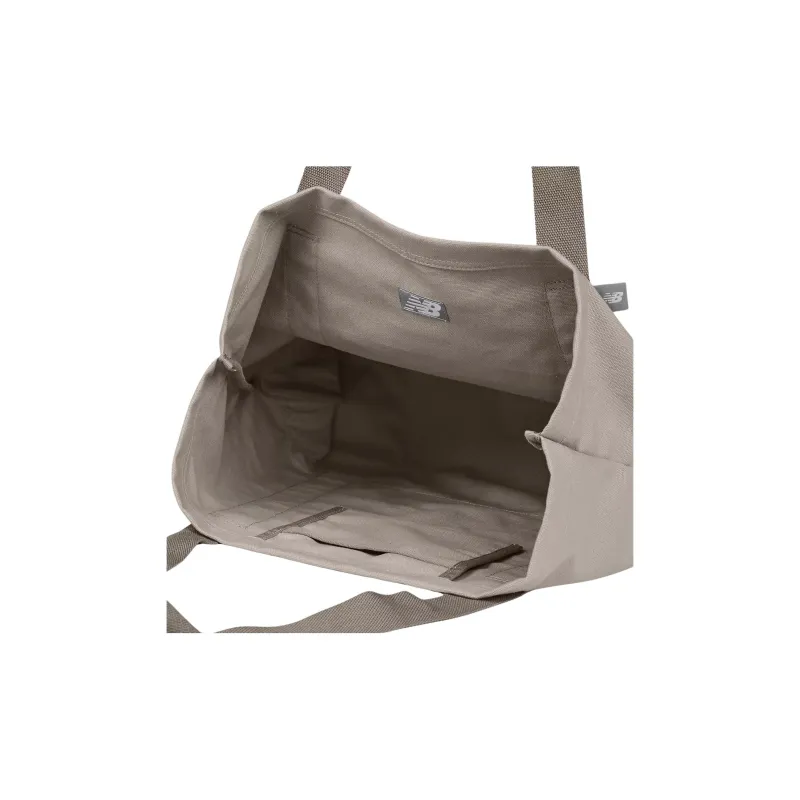 New Balance Canvas Tote Bag Shopping Bag Handbag Shoulder Bag Unisex Dry Stone-3