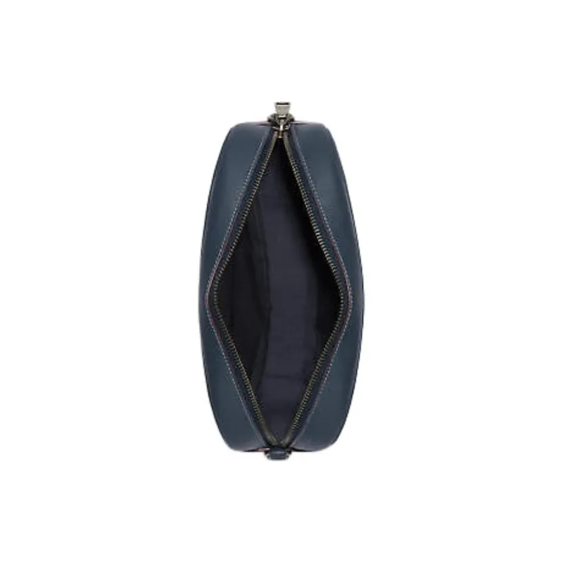 SAMSONITE Cow Leather Clutch Unisex Marine Blue-2