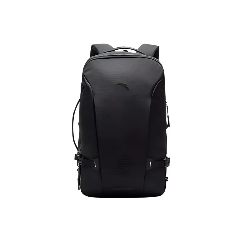 Anta Fabric Backpack Unisex Basic Black-0