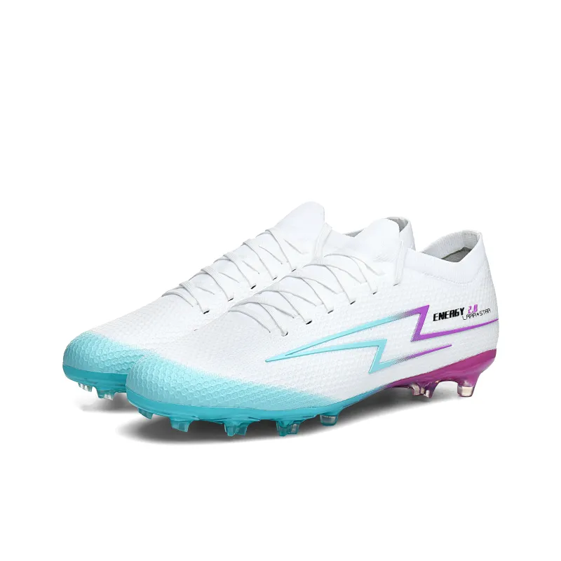 LARA STAR FG Rubber Long Studs Durable Cushioning Soccer Shoes Unisex-14
