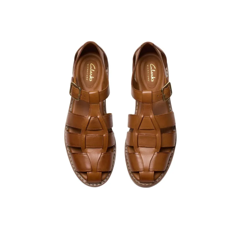 Clarks Hana Sun Roman Sandals 3.5cm Women's Brown-3