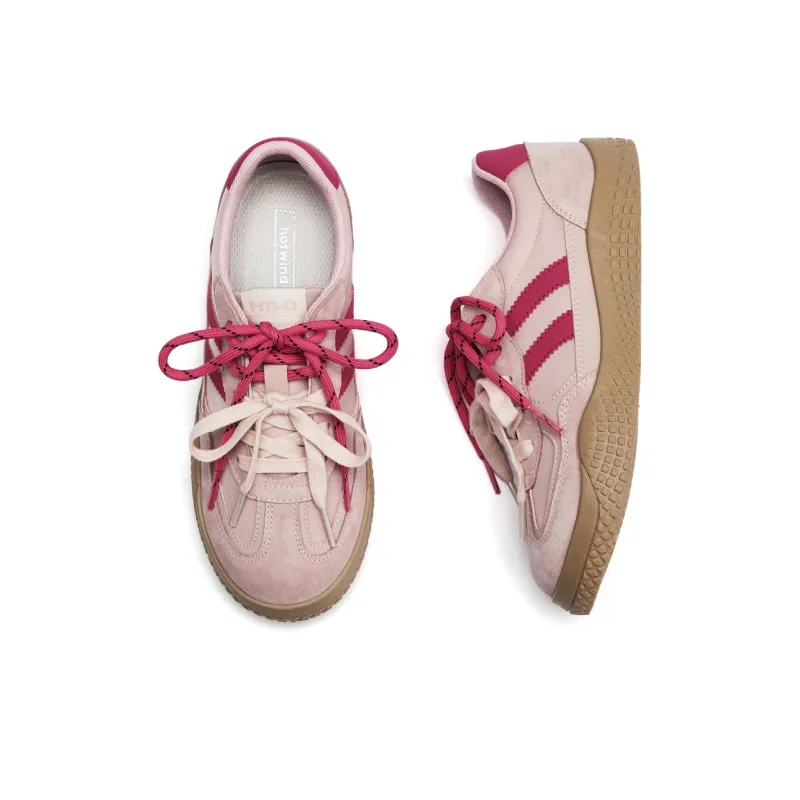 Hotwind Virtue Collection German Army Trainers Anti-Slip Wear-Resistant Low-Top Casual Shoes Women's-1