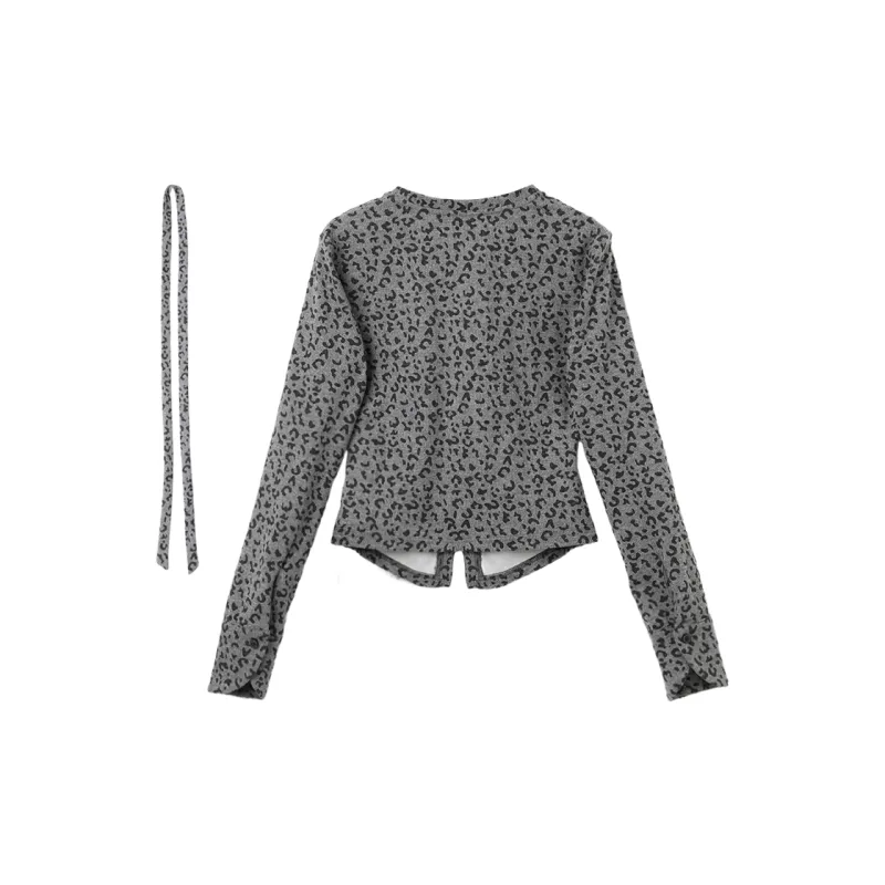 SETIROM Shirt Women's Leopard Print-1