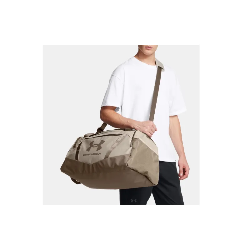 Under Armour Hustle Polyester Travel Bag Medium Size 58L Unisex Taupe-2