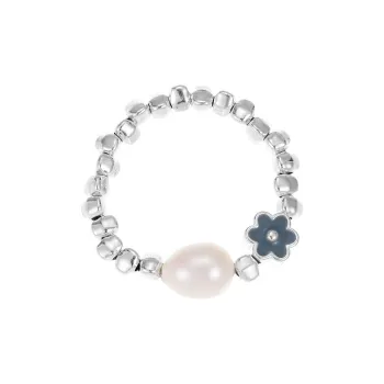 ZHENZHUAOMI Freshwater Pearl Rings Women's