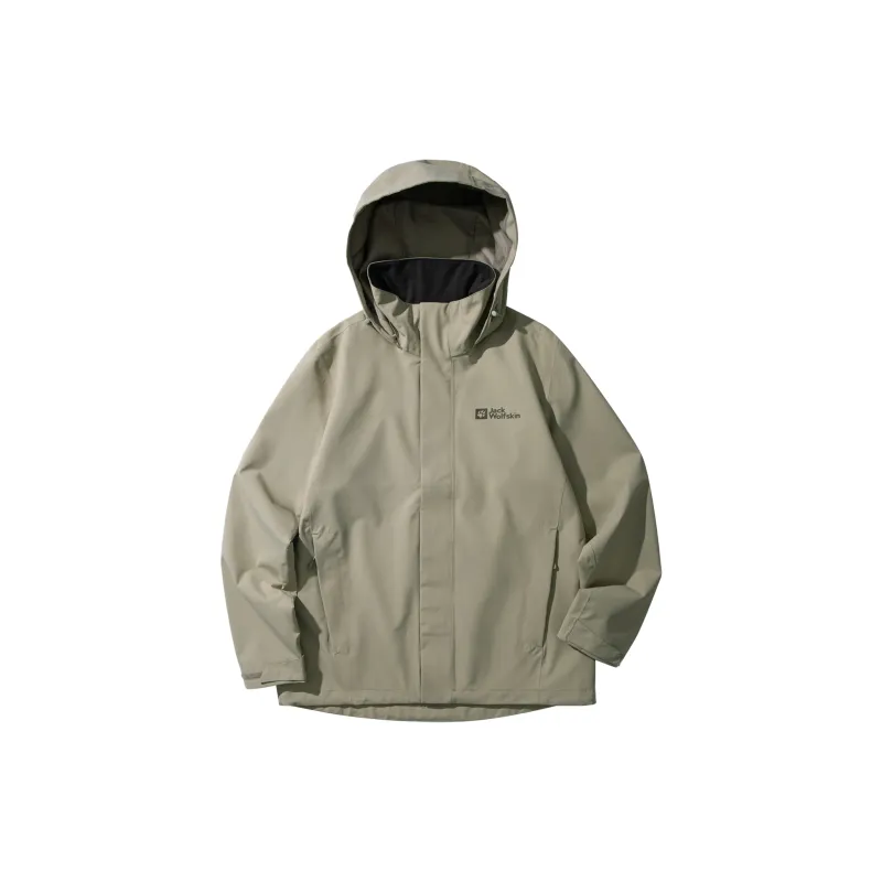 Jack Wolfskin Outdoor Hiking Waterproof, Windproof, Breathable, Quick Dry Windbreaker Jacket Men's-0